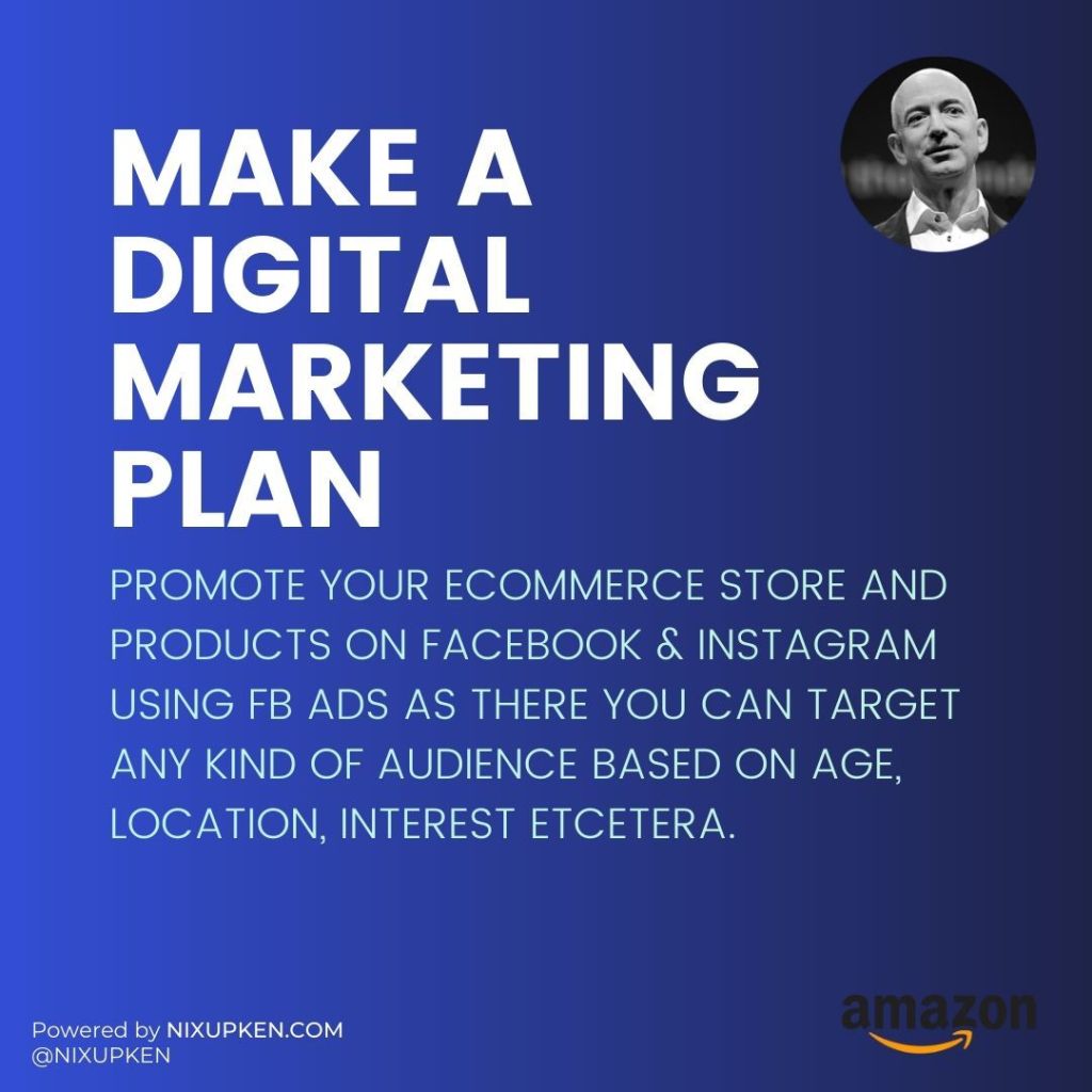 Make A Digital Marketing Strategy for Your Ecommerce Business - Nixupken
