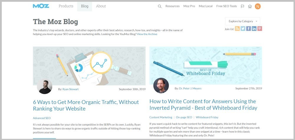 The Moz Blog - Best Website to Learn Digital Marketing for Free - Nixupken