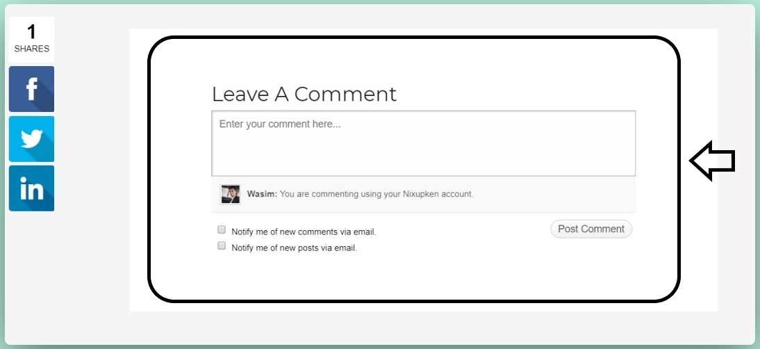 Comment Box