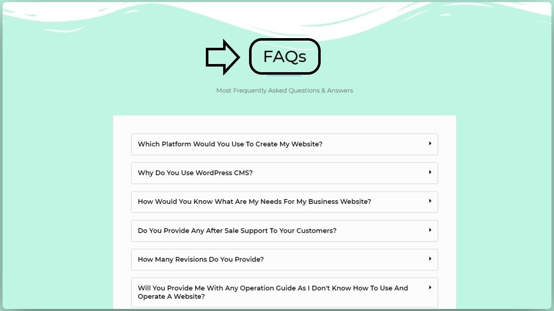 FAQ Page