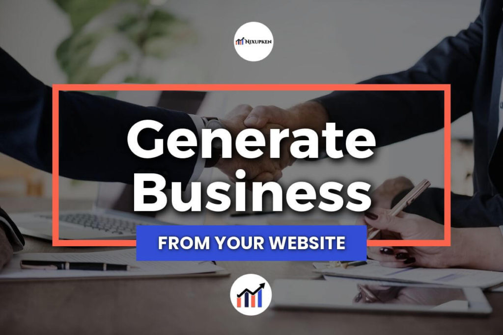 Generate Business From Your Website (Featured Image) - SyncWin