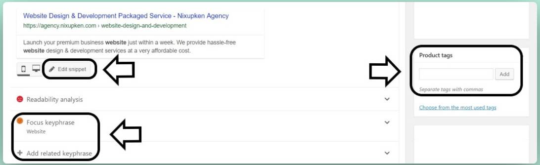 Meta Tags Adding Feature