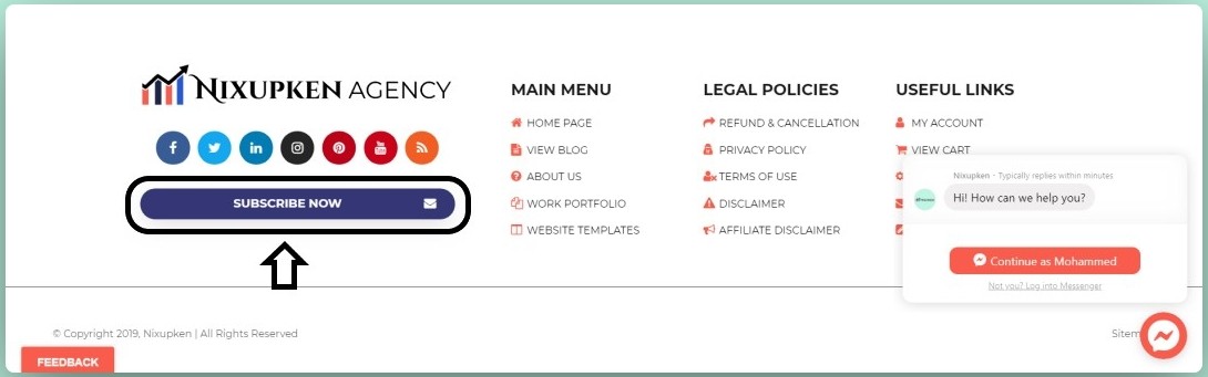 Subscription Form