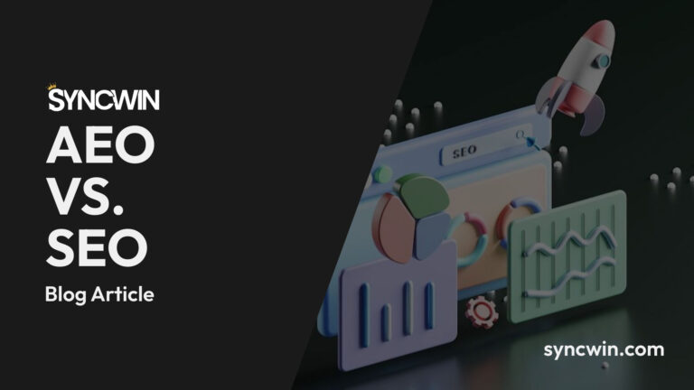AEO vs. SEO - Featured Image - SyncWin