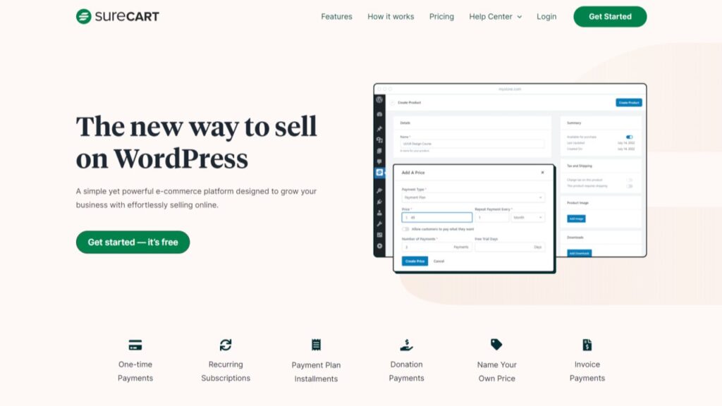 SureCart - Featured Screenshot - SyncWin