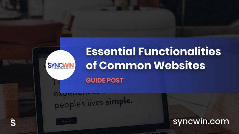 Website Features Checklist - Featured Image - SyncWin